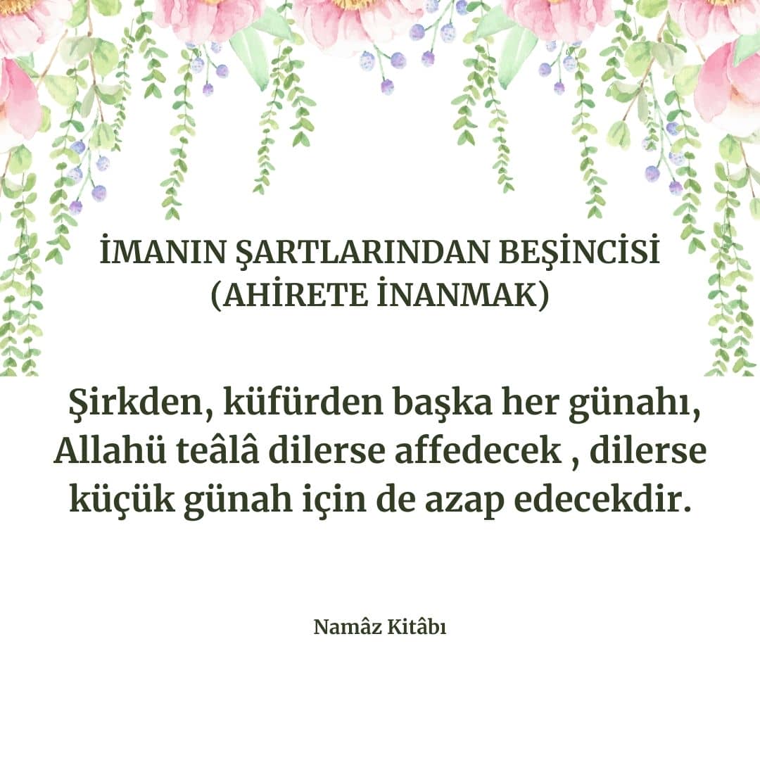 Ahirete İnanmak (5)